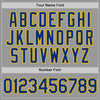 Custom Gray Royal-Gold Performance T-Shirt