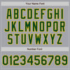 Custom Gray Green-Gold Authentic Baseball Jersey