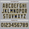 Custom Gray Navy-Gold Authentic Baseball Jersey