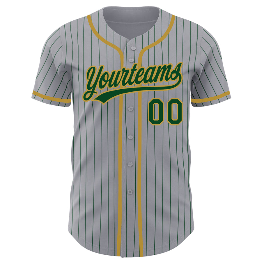 Custom Pink White Pinstripe Green Baseball Jerseys For Men & Women  JN1289_3321