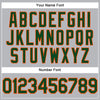 Custom Gray Green-Orange Performance T-Shirt