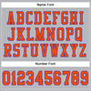 Custom Gray Orange-Purple Mesh Authentic Football Jersey