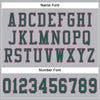 Custom Gray Kelly Green-Pink Mesh Authentic Football Jersey