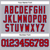 Custom Gray Red-Royal Authentic Baseball Jersey