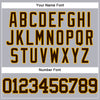 Custom Gray Brown-Gold Authentic Baseball Jersey