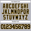 Custom Gray Black-Gold Authentic Baseball Jersey