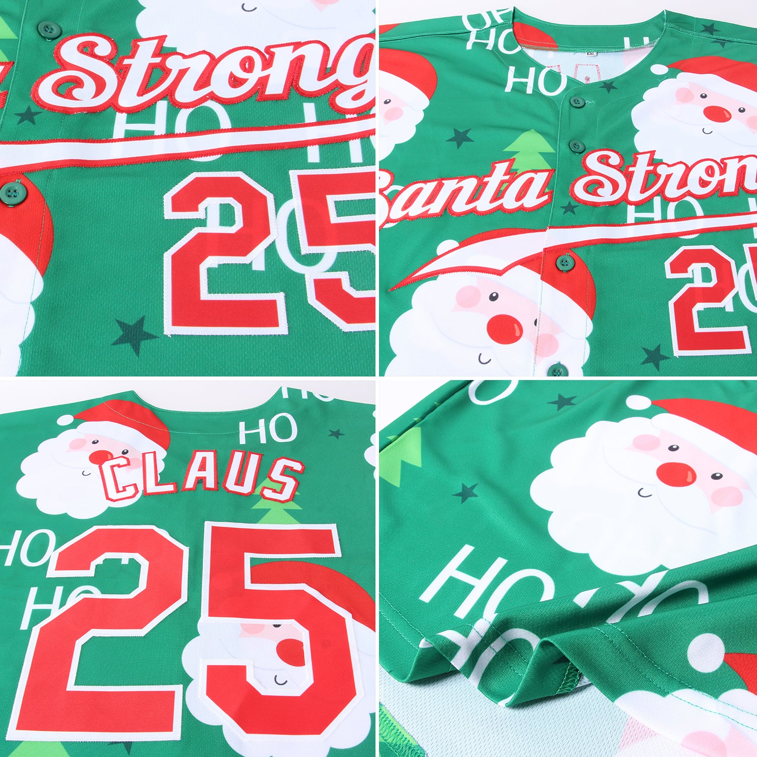 Christmas Jerseys Custom Festival Apparels Holiday Uniforms FansIdea