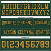 Custom Stitched Green Old Gold-Black Football Pullover Sweatshirt Hoodie