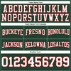 Custom Stitched Green White-Red Football Pullover Sweatshirt Hoodie