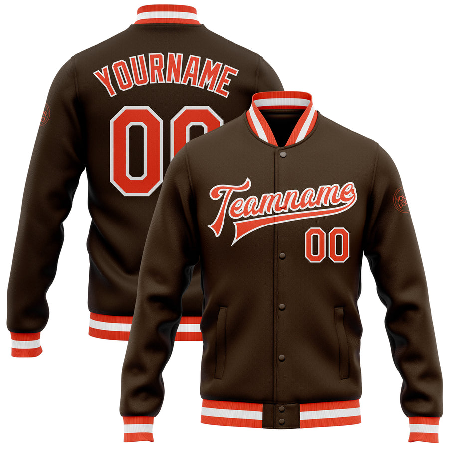 Show Your Team Pride with Houston Astros Orange and White Bomber