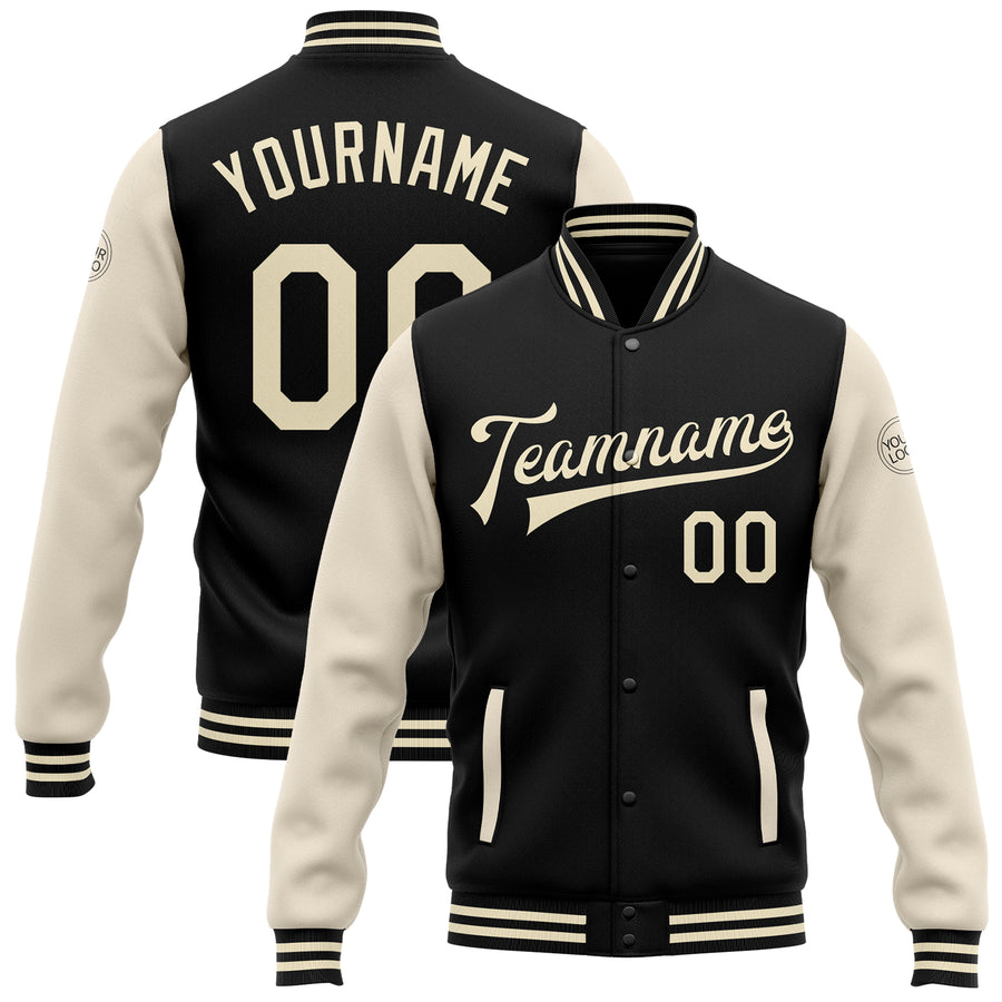 Kid's Personalized Football or Baseball Team Varsity Jacket, Canadian Made Customized Varsity Jackets, Back selling to School Youth Varsity Jackets