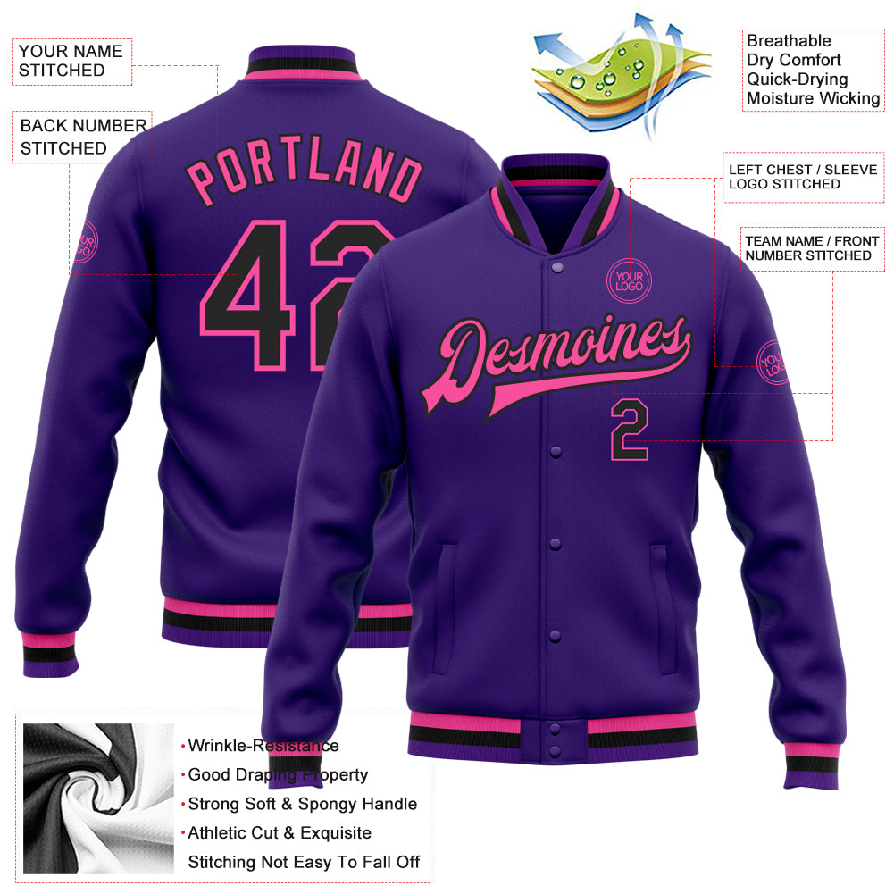 Purple Varsity Jacket for Women - Deal20one