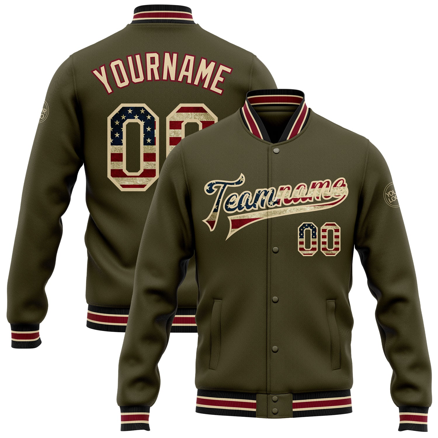 ARIZONA DIAMONDBACKS RETRO CLASSIC RIB WOOL VARSITY JACKET