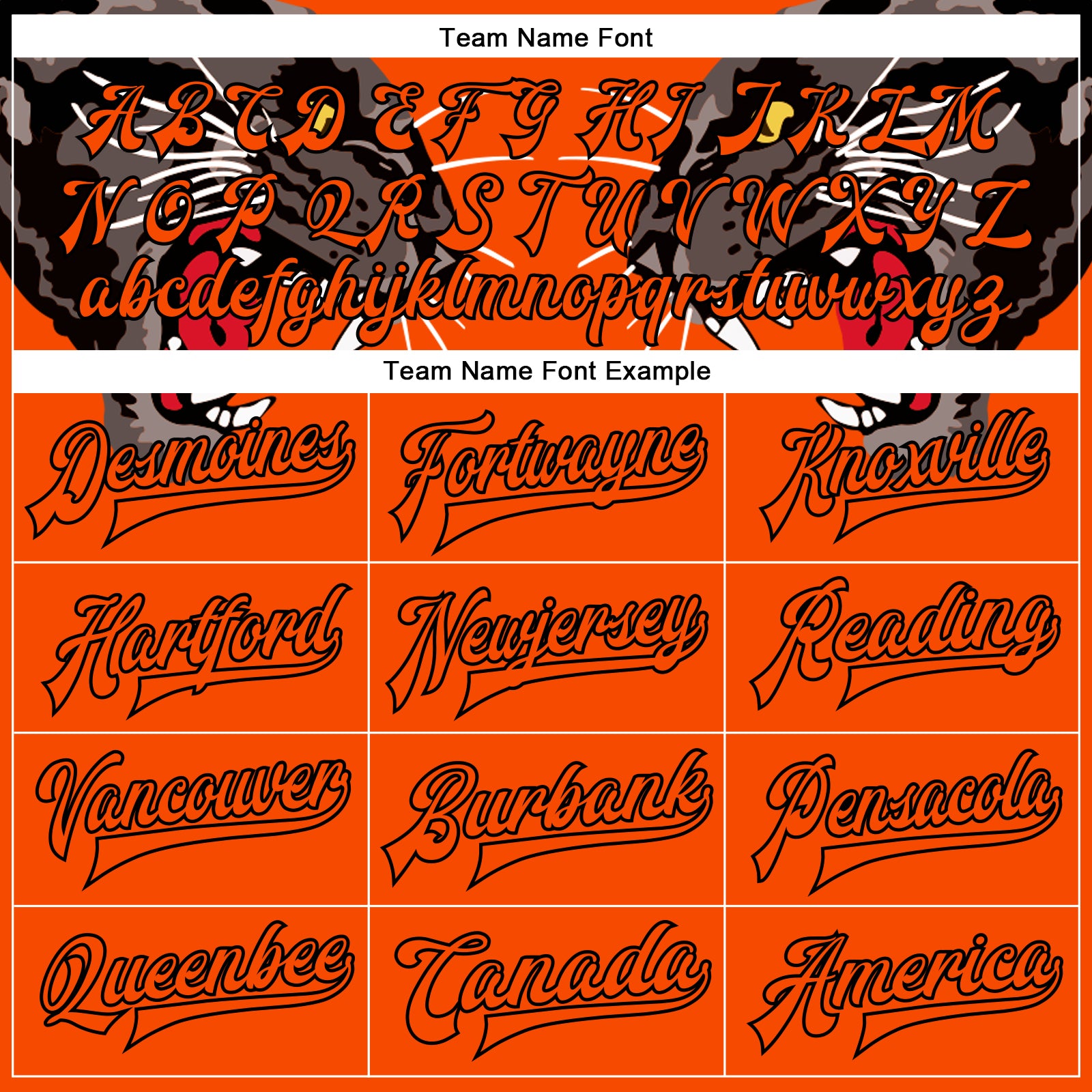 Custom Orange Black Leopard 3D Pattern Design Bomber Full-Snap Varsity Letterman Jacket