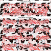 Custom Camo White-Red Flamingo 3D Pattern Design Bomber Full-Snap Varsity Letterman Salute To Service Jacket