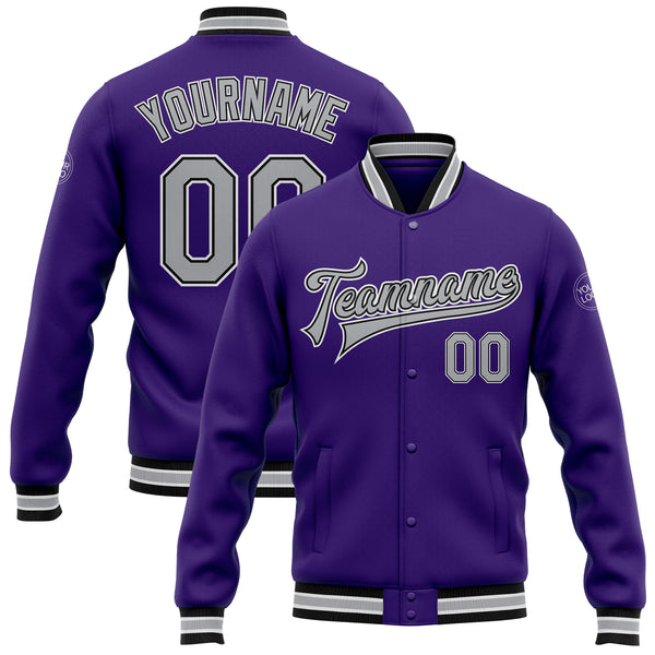 NERD Varsity Jacket in Purple