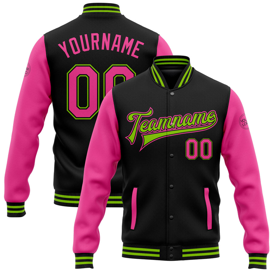 AKA Green Varsity Fleece Letterman Jacket (Unisex Size)