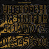 Custom Black Old Gold Beast Claws 3D Pattern Design Bomber Full-Snap Varsity Letterman Jacket