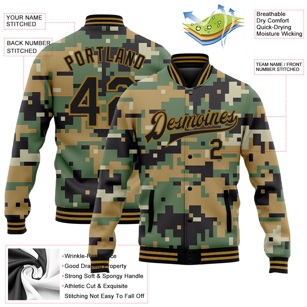 US Navy Digital Camo Embroidered Football Jersey