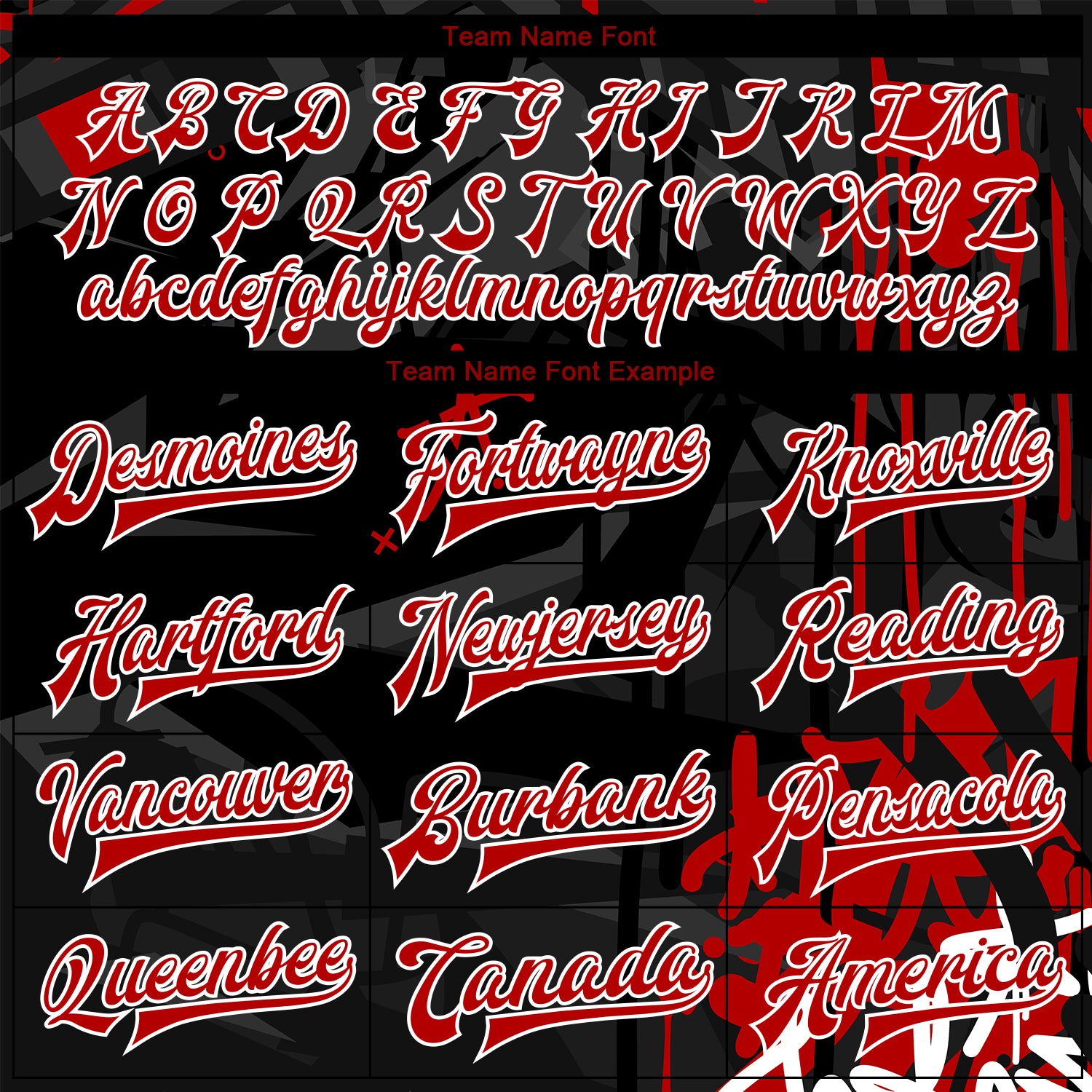 Custom Graffiti Pattern Red-Black Dark Abstract Urban Street Art 3D Bomber Full-Snap Varsity Letterman Jacket