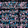 Custom Light Pink Black-White Leopard Print 3D Pattern Design Bomber Full-Snap Varsity Letterman Jacket