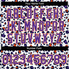 Custom White Purple-Orange Leopard Print 3D Pattern Design Bomber Full-Snap Varsity Letterman Jacket