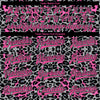 Custom Gray Pink-Black Leopard Print 3D Pattern Design Bomber Full-Snap Varsity Letterman Jacket