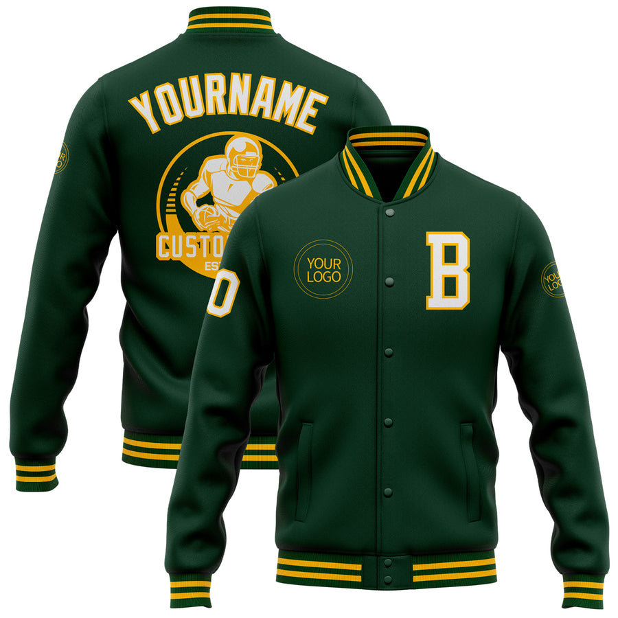 Custom Big Logo Jackets | Back logo Varsity Jackets | Sports Coats Page 2 -  FansIdea