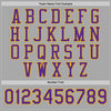 Custom Gray Purple-Gold Bomber Full-Snap Varsity Letterman Jacket