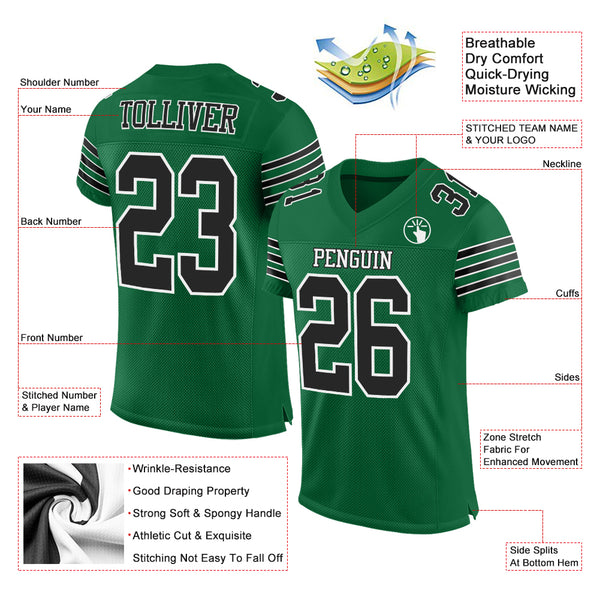 Eagles Kelly Green Baseball Custom Jersey - All Stitched