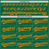 Custom Kelly Green Bay Orange Authentic Baseball Jersey