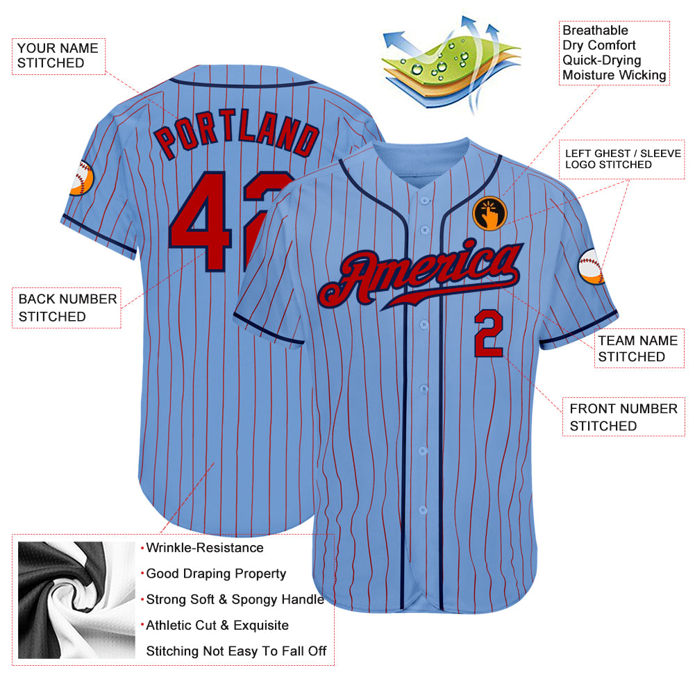 Pinstripe Baseball Jerseys  Custom Your Pinstripe Baseball Uniforms -  FansIdea