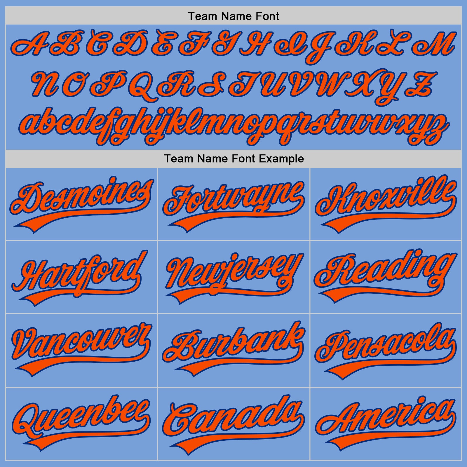 Custom Light Blue Orange-Royal Authentic Baseball Jersey