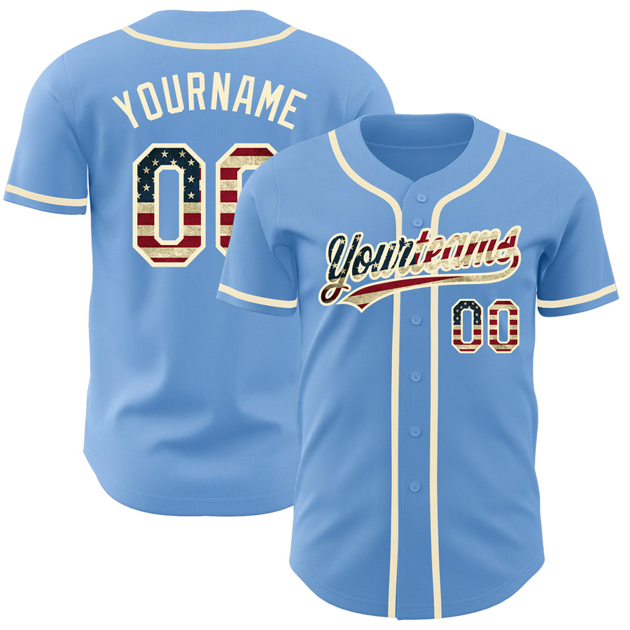 Baby Blue Jays Custom Throwback Baseball Jerseys