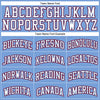 Custom Light Blue Red Pinstripe White-Royal Authentic Basketball Jersey