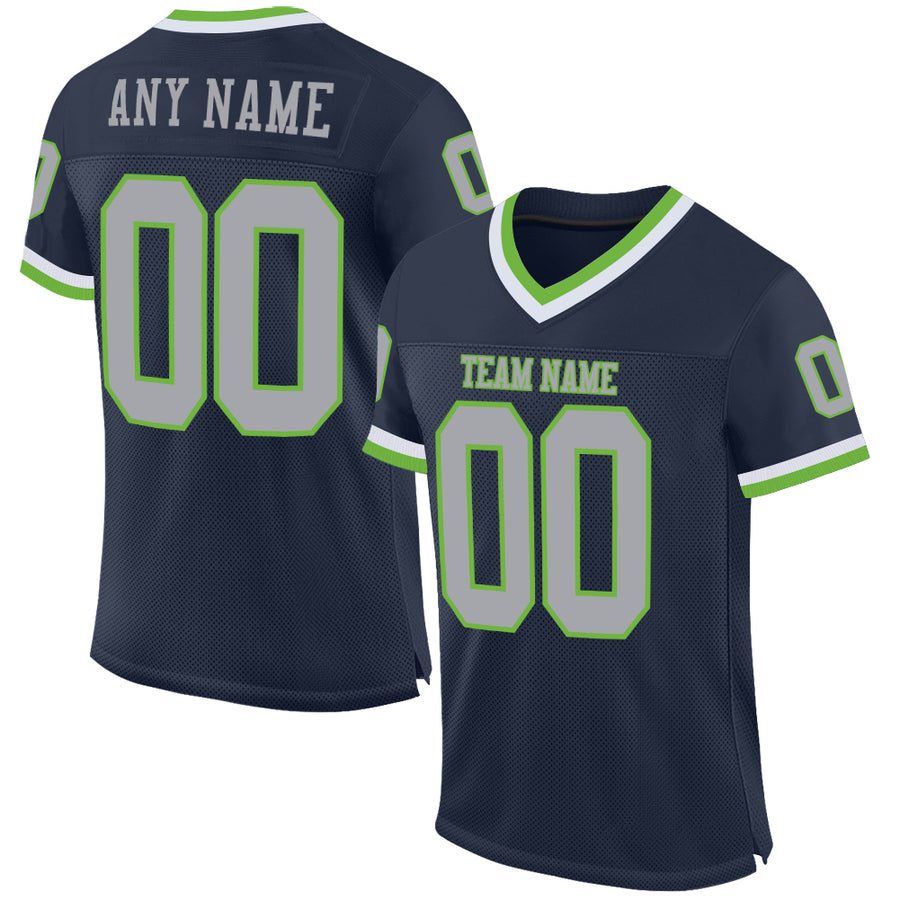 Green Bay Packers Nike Customized Throwback Game Jersey - Navy