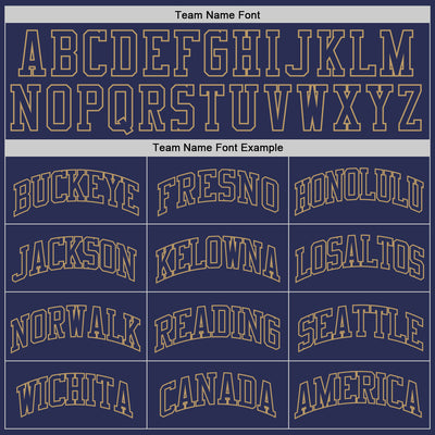 Custom Navy Navy-Old Gold Authentic Throwback Basketball Jersey