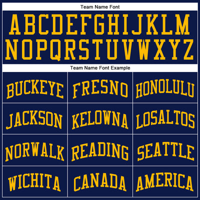 Custom Navy Gold-Royal Authentic Throwback Basketball Jersey