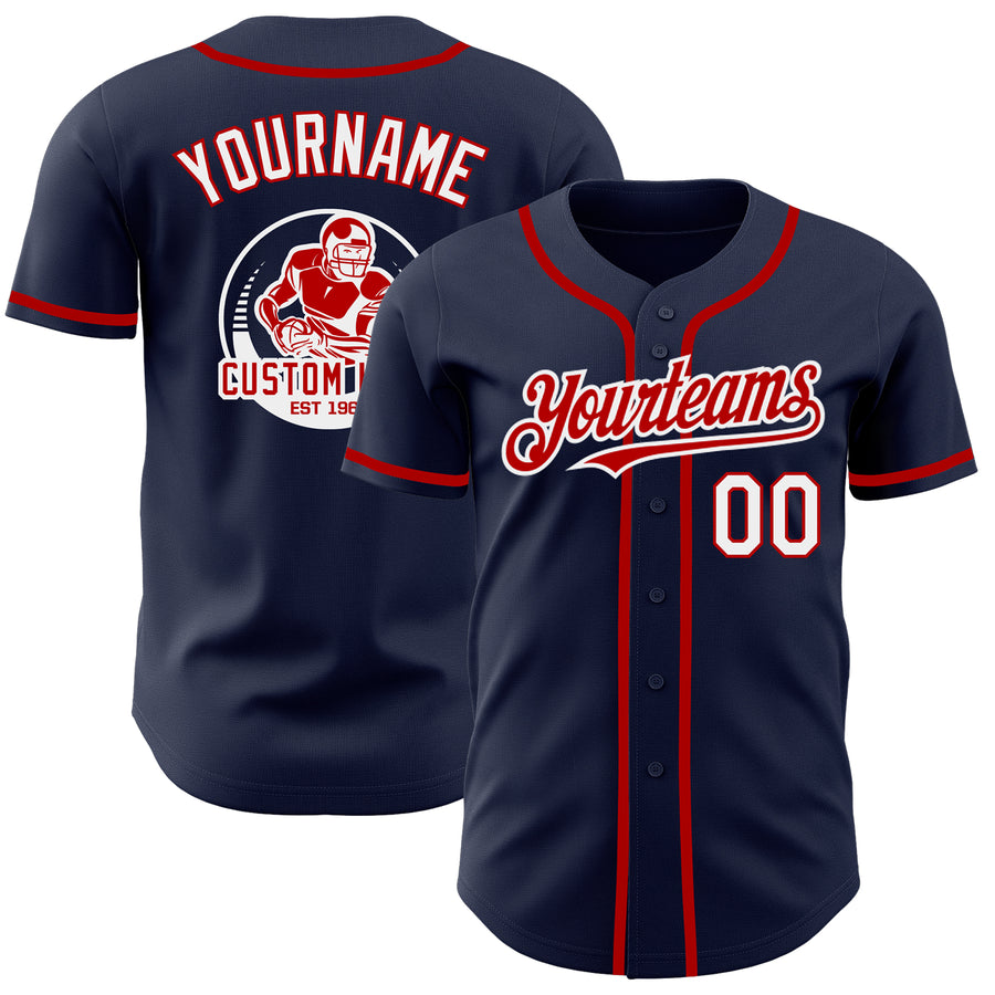 Men's True-Fan White/Navy Minnesota Twins Pinstripe Jersey