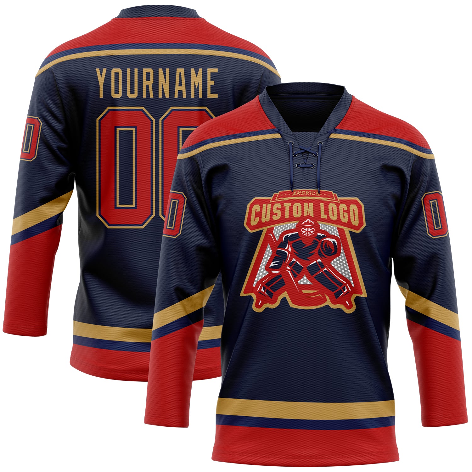 Custom Name & Number NHL Reverse Retro Florida Panthers Shirt