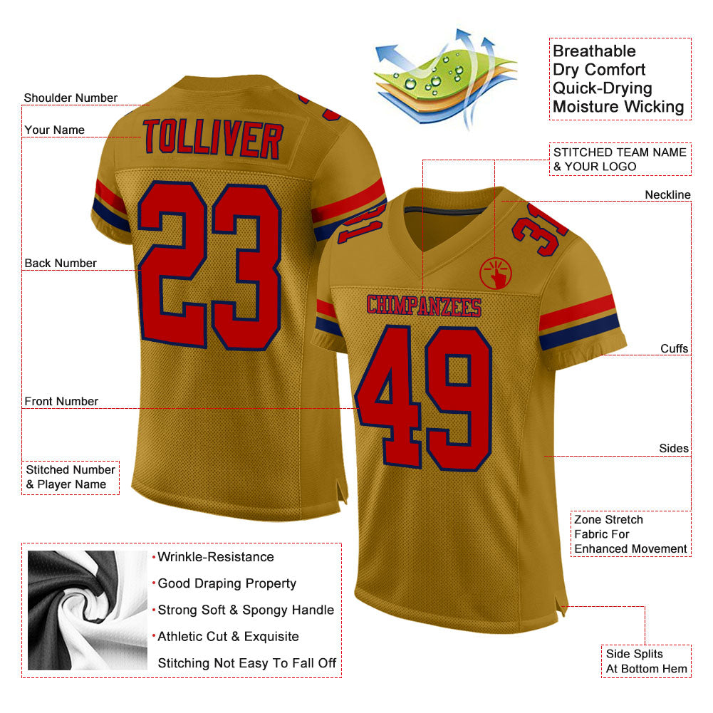 Best Seller Custom Football Jerseys  Stitched Football Games Uniforms -  FansIdea