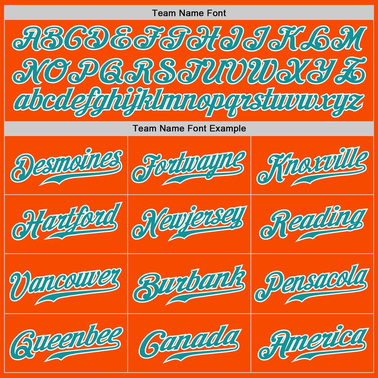 Custom Pinstripe Baseball Jersey Teal White Orange-White Authentic