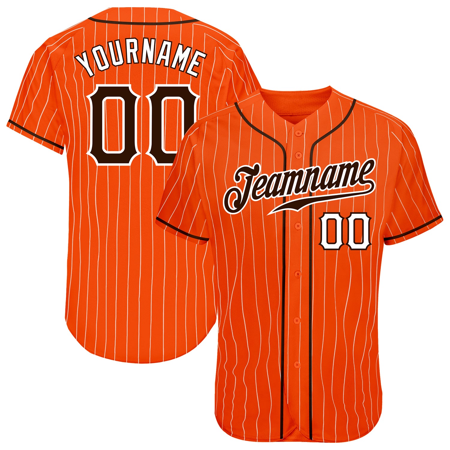 orange baseball jersey