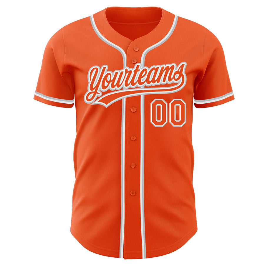 Custom Baseball Jersey Embroidered Your Names and Numbers – Orange/Black