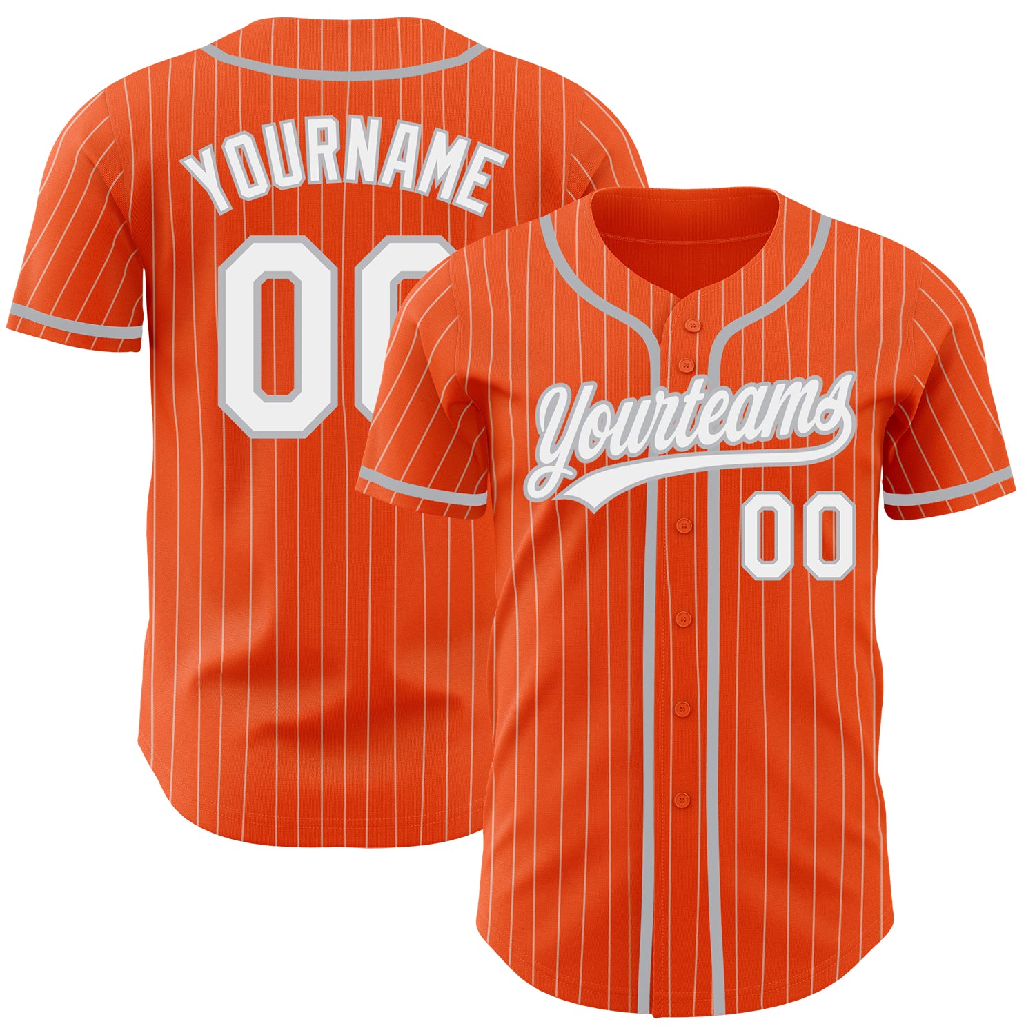 Custom Pinstripe Baseball Jersey Cream Navy Red Authentic - FansIdea