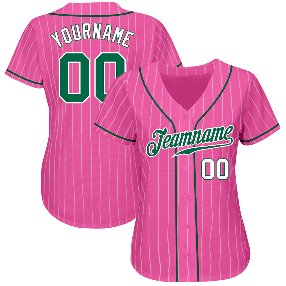 White Gold Pinstripes Custom V-Neck Softball Baseball Jerseys | YoungSpeeds