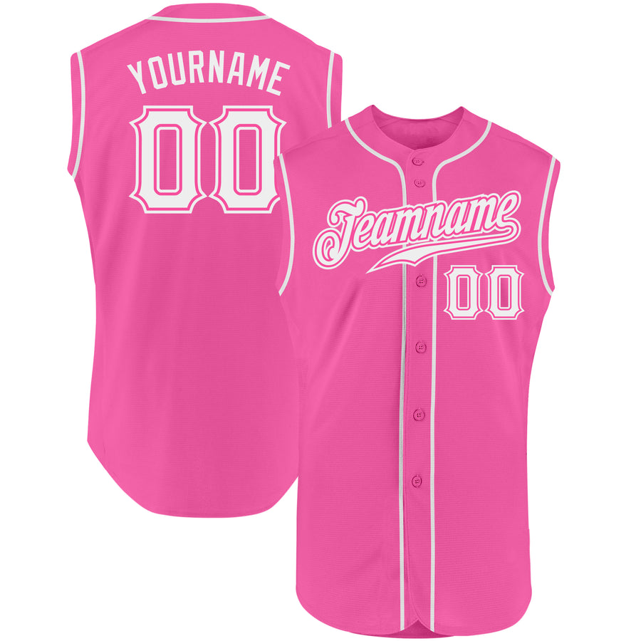 Custom Sleeveless Baseball Jersey  Full Button Sleeveless Jerseys Tagged  Font-Silver - FansIdea