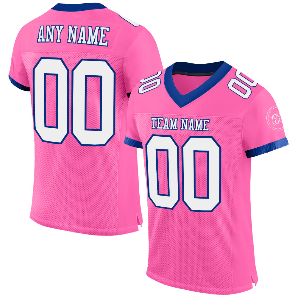 : Custom Football Fan Jersey Pink Mesh Personalized Team Name and  Numbers : Clothing, Shoes & Jewelry