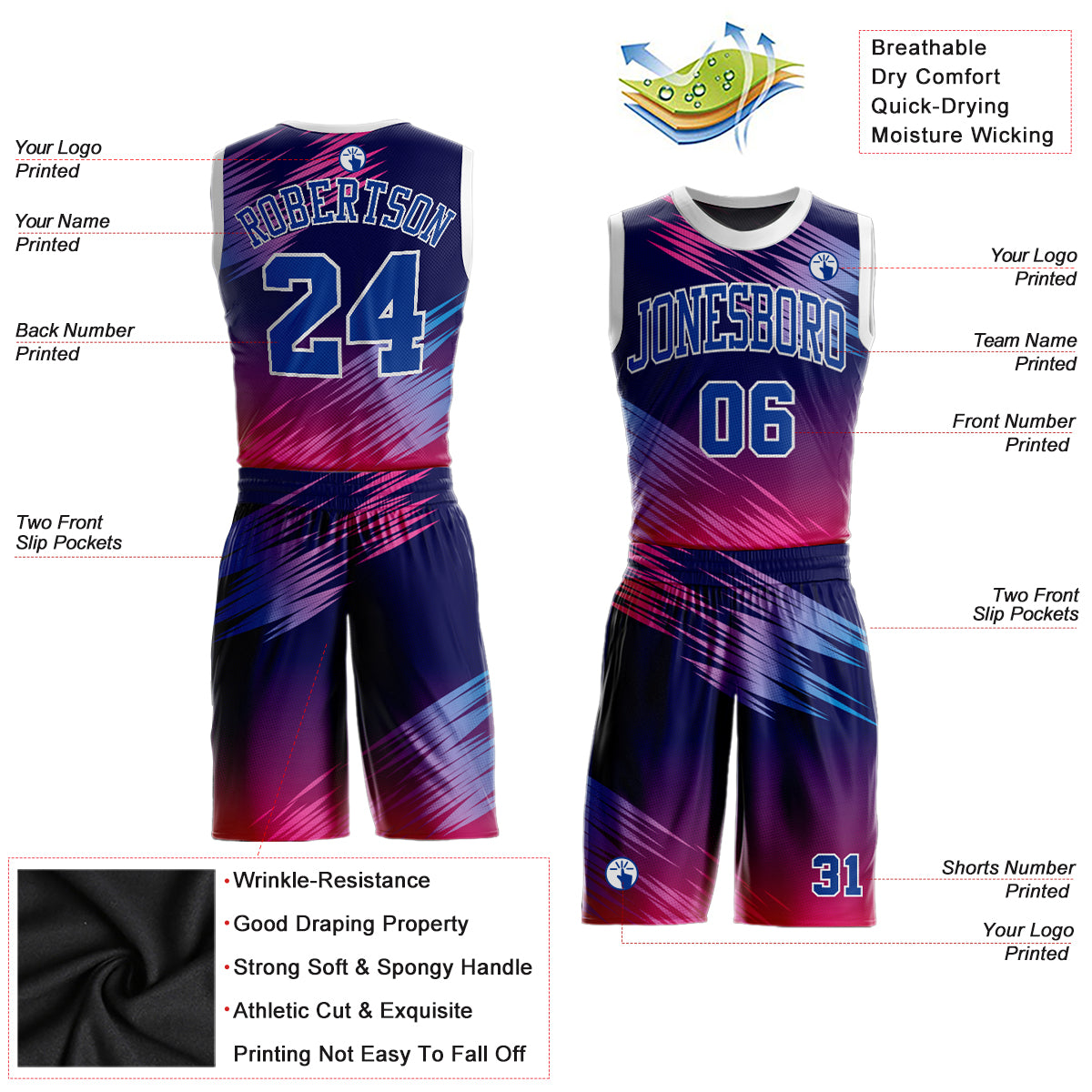 Wholesale 2019 Latest Purple Baseball Jersey Customization Full Sublimation  Baseball Jersey From m.