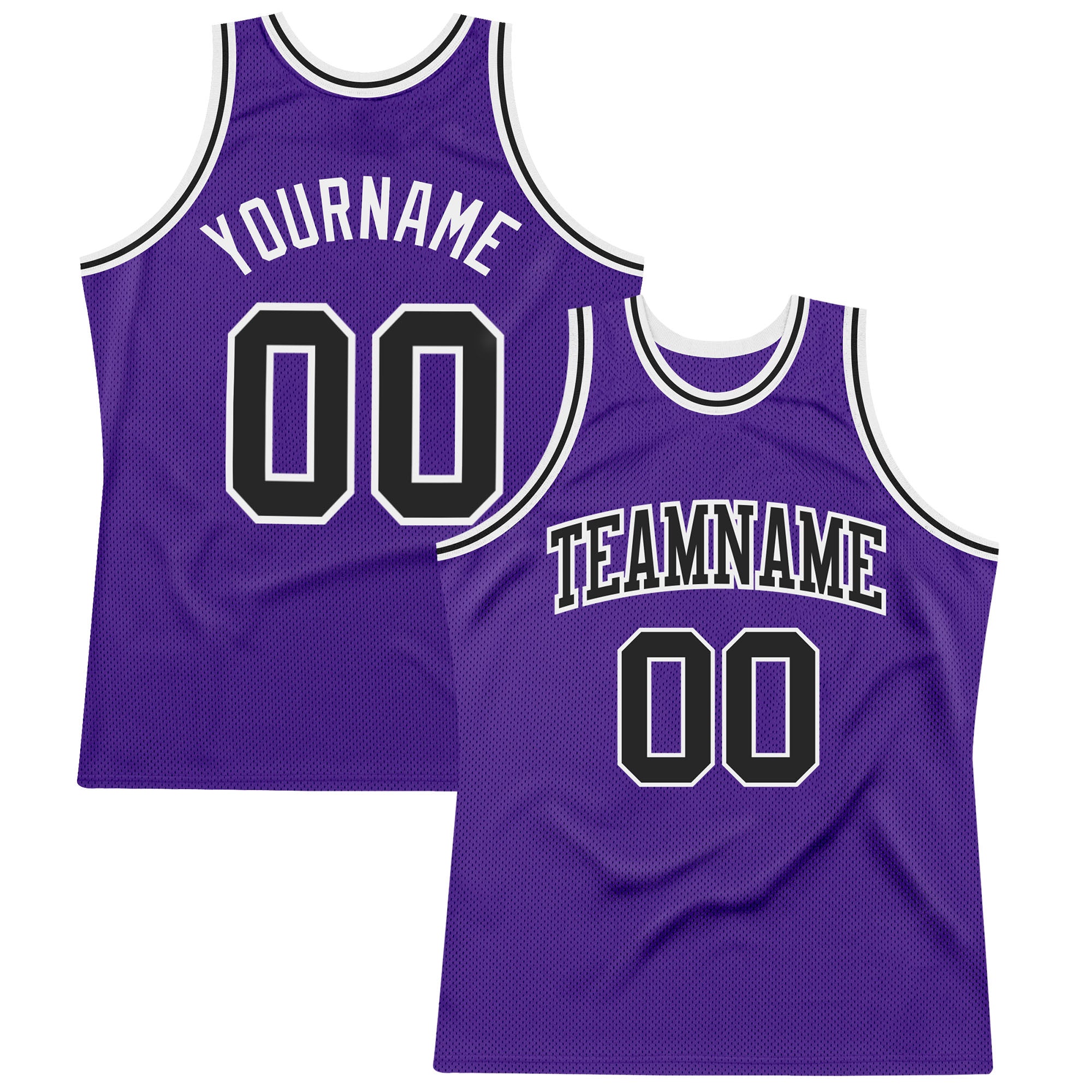 FANSIDEA Custom Purple White-Black Authentic City Edition Basketball Jersey Youth Size:L